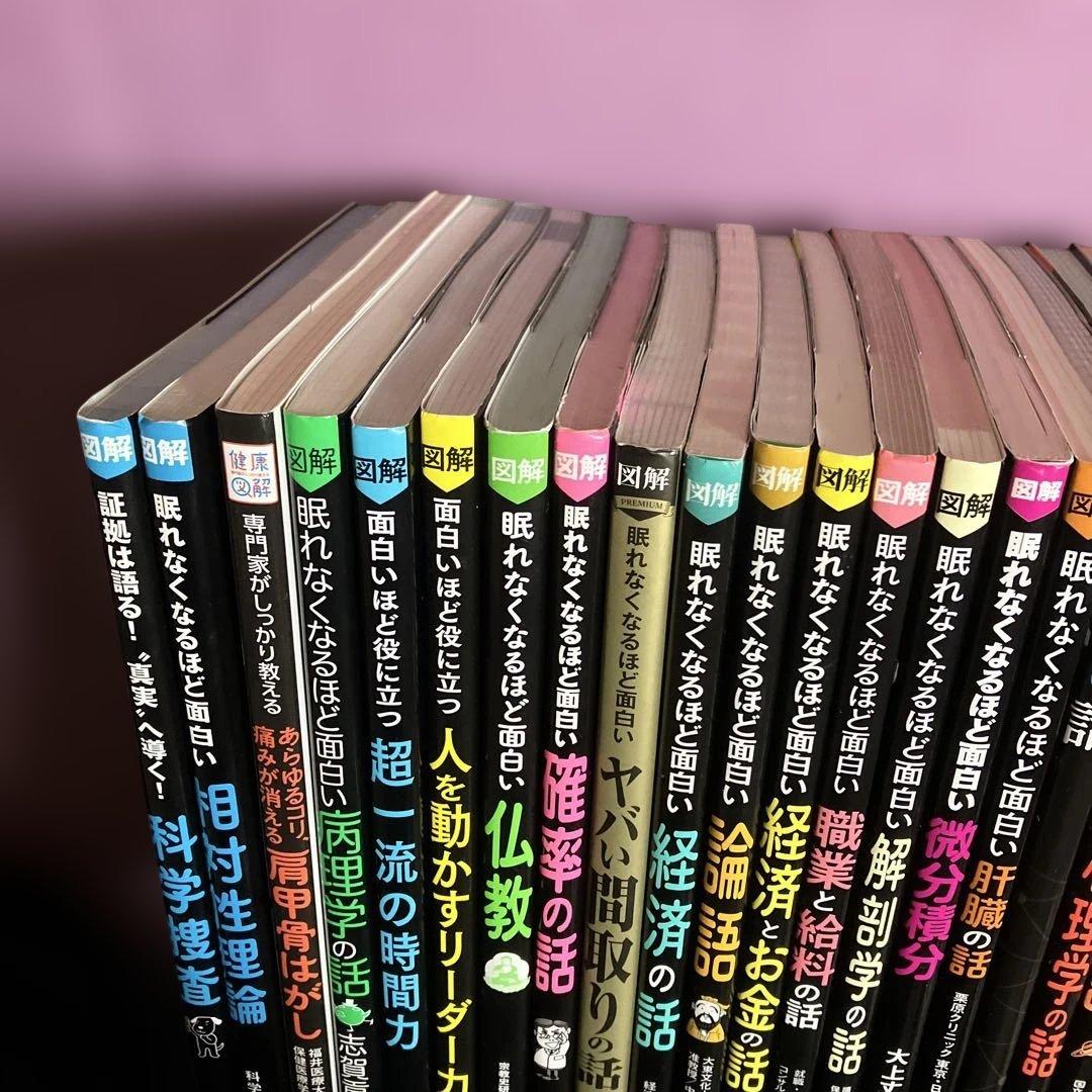 合計約33000円　日本文芸社眠れなくなるほど面白い　図解シリーズ36巻セット