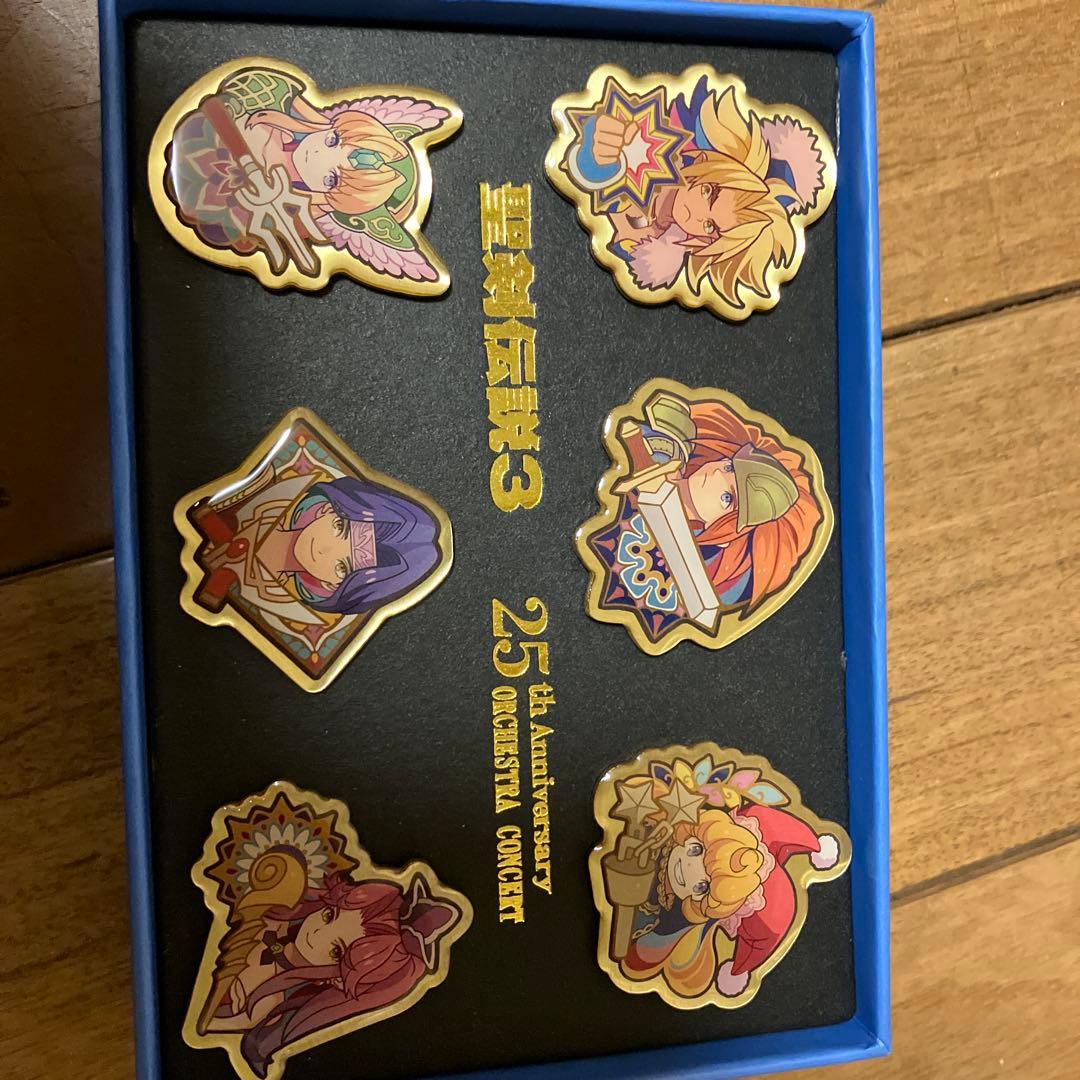 【未使用】 聖剣伝説3 25th コンサート 開催記念 ピンバッジ