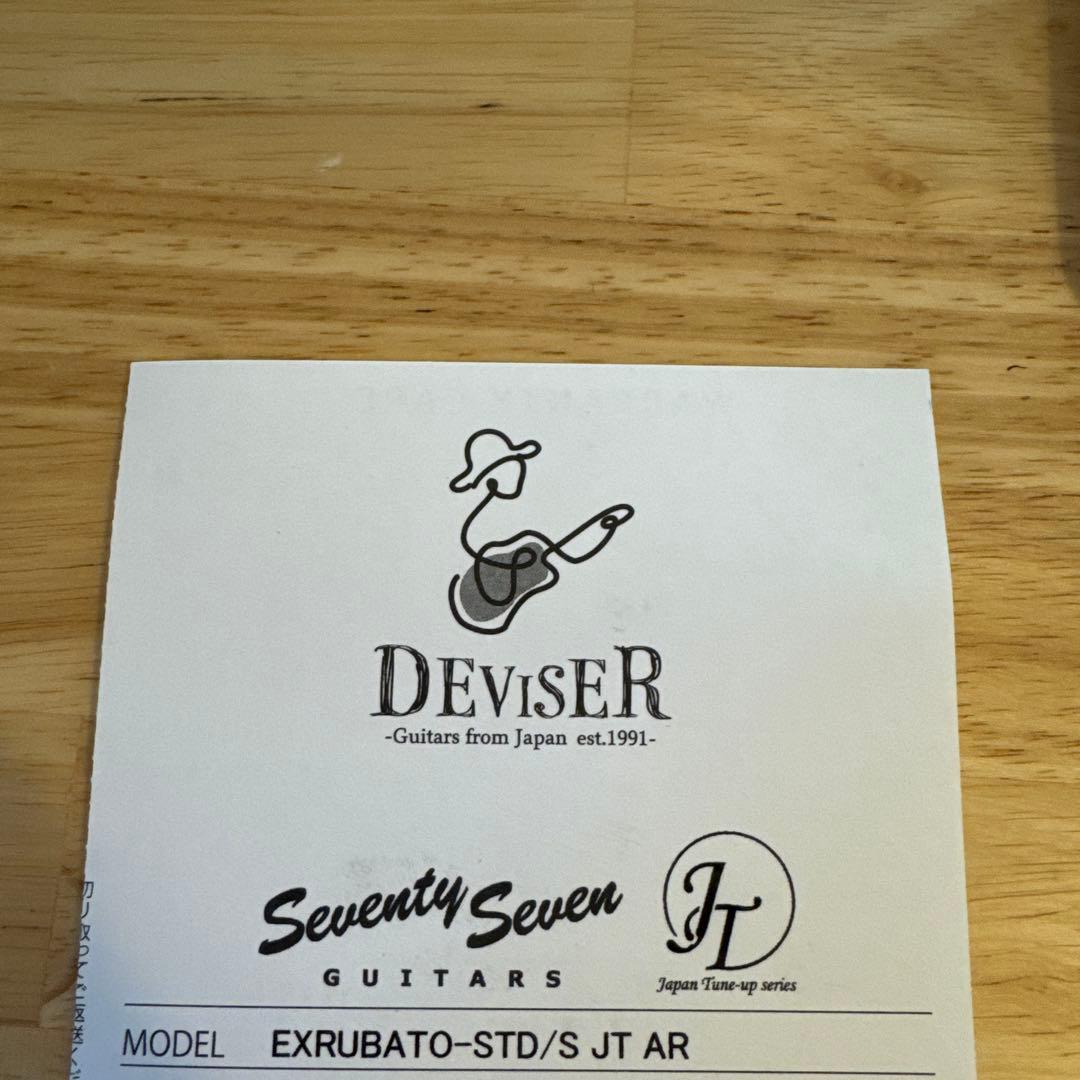 ギター Seventy Seven EXRUBATO-STD/S JT AR