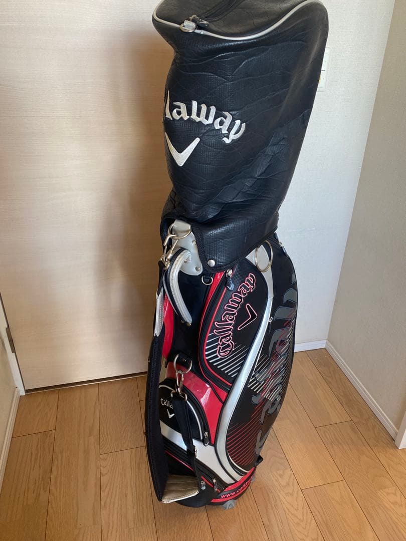 Callaway キャディバッグ ブラック/レッド/シルバー