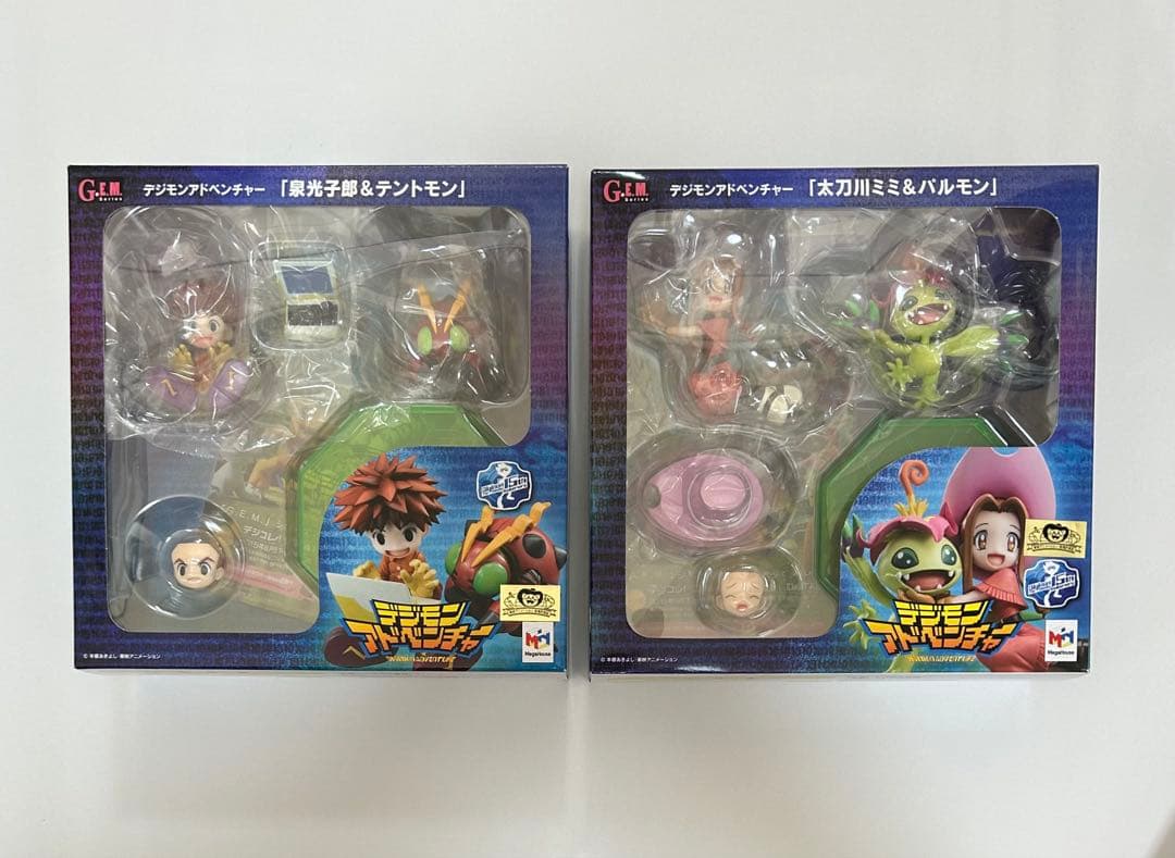 デジモンアドベンチャー フィギュア G.E.M. 光子郎　ミミ