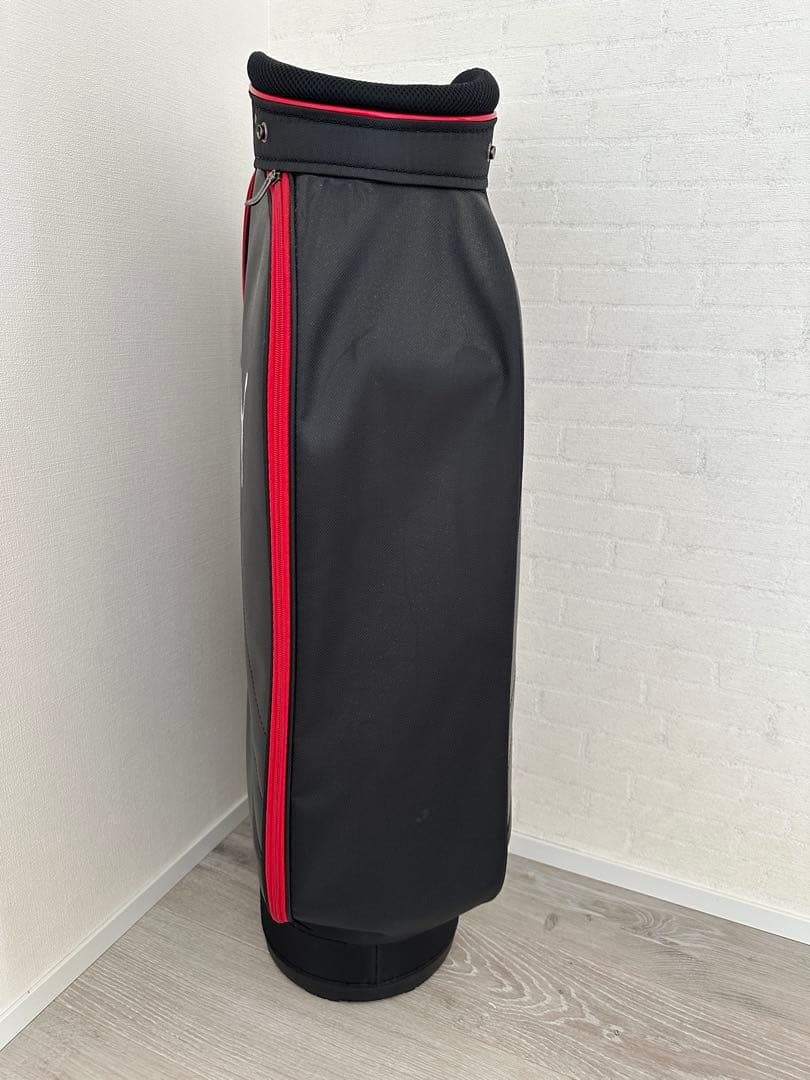 PUMA キャディバッグ ブラック/レッド