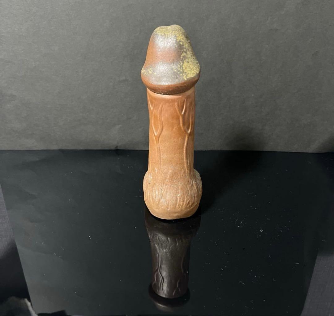 備前焼　珍品！　男根　酒器徳利　時代物　陶器
