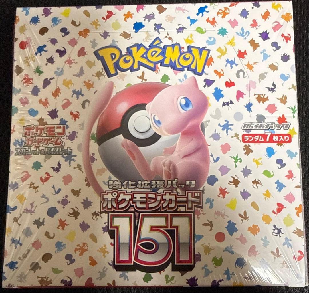ポケモンカード 151 box 新品未開封シュリンク付き