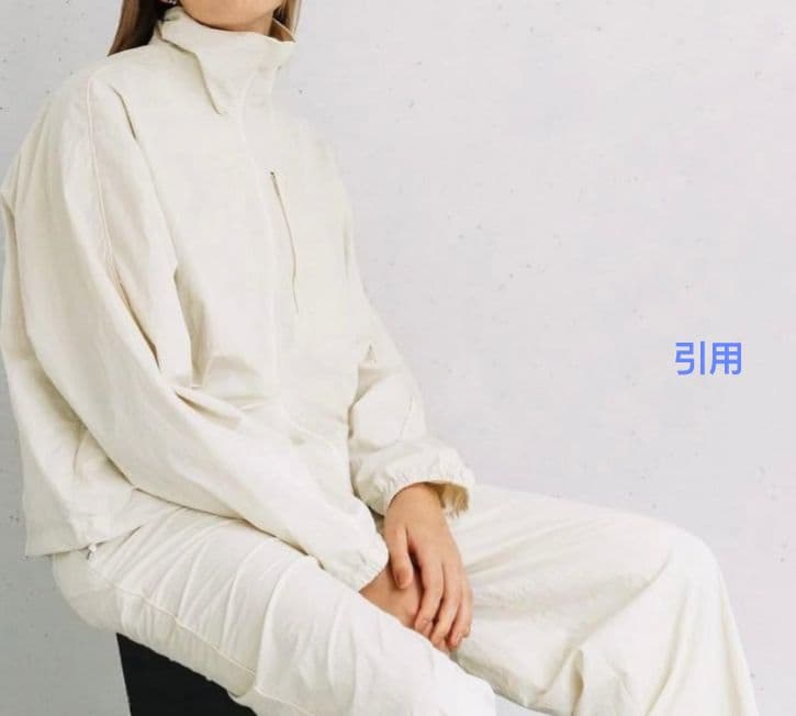 トラックジャケット・パンツ　2点セット　オフホワイト