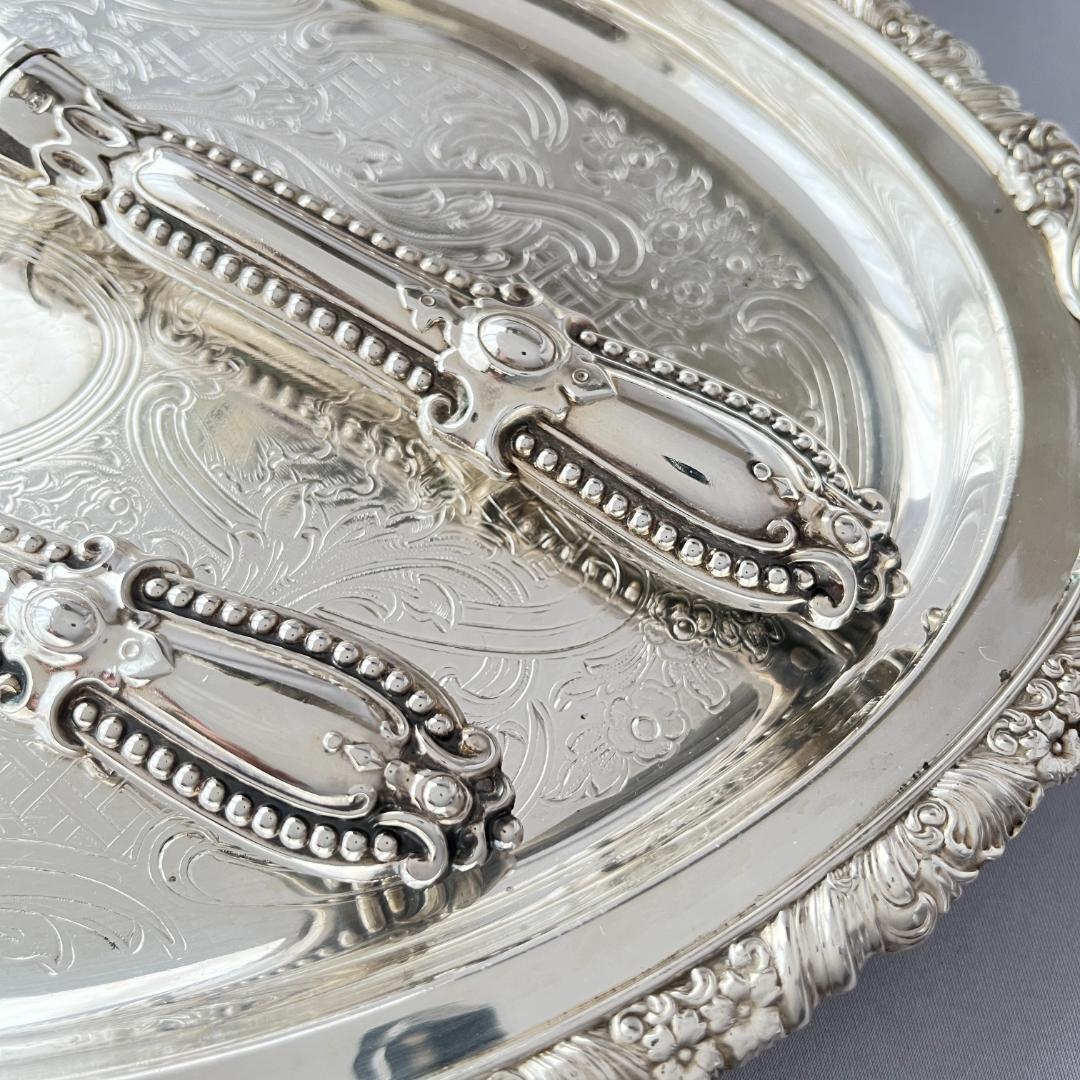 【Harrison Fisher】パールのサーバーセット 【シルバープレート】