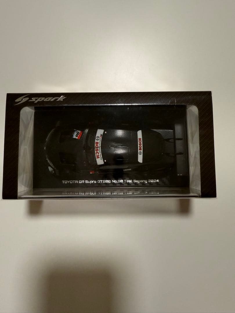 ミニカー spark GRSupra GT500 sepangtest 2024 1/43