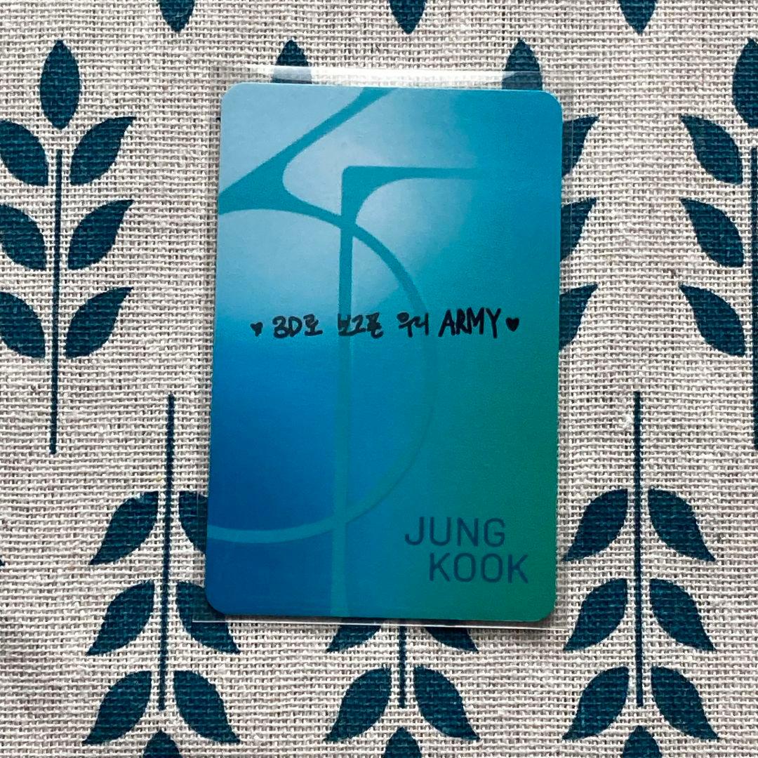BTS JUNGKOOK 3D ジョングク サノク トレカ