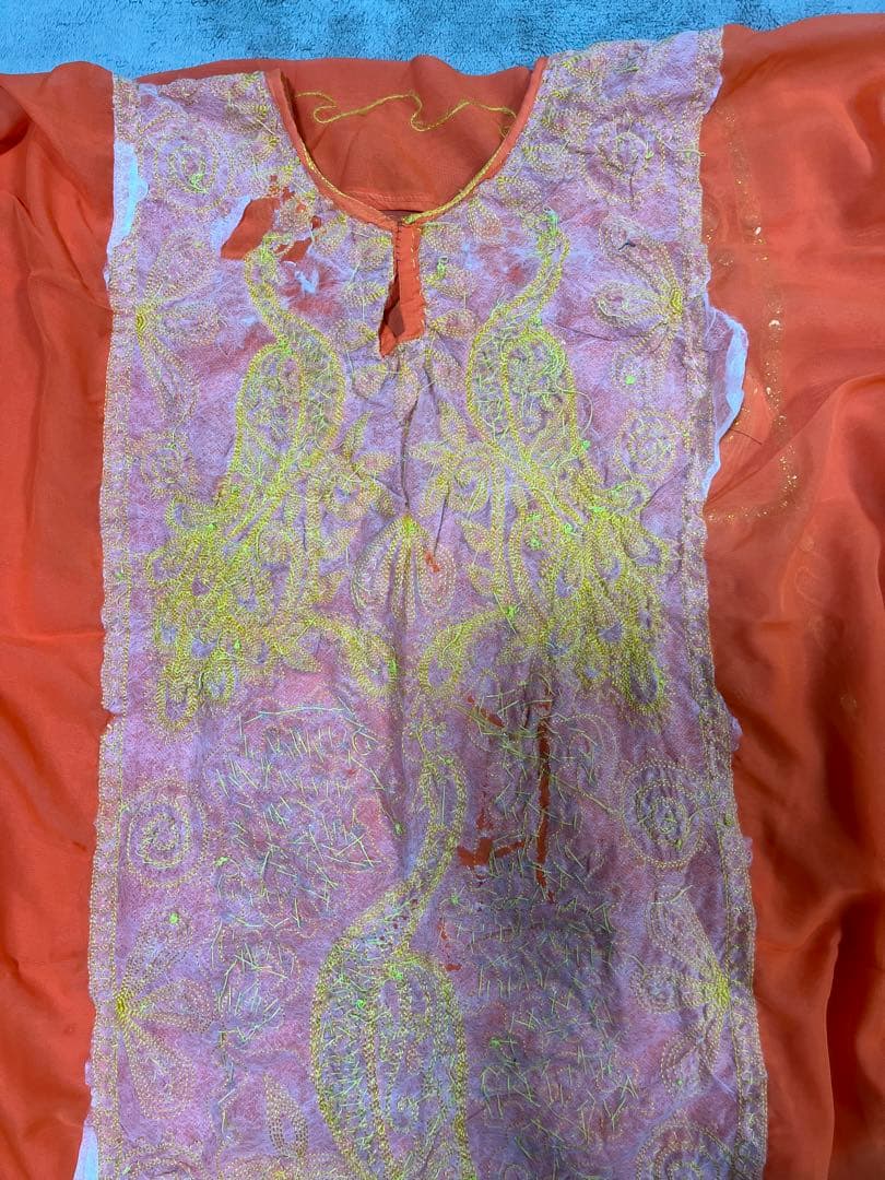 【蘭花】ベリーダンス　ハリージドレス