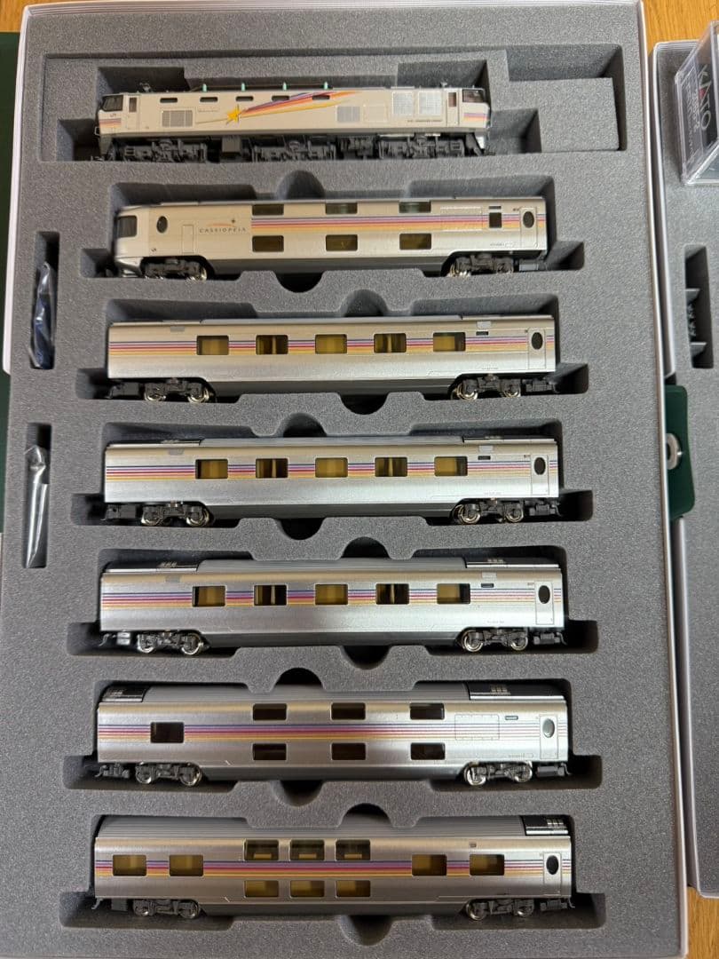 KATO E26系 カシオペア 客車、機関車EF-51カシオペア色の13両セット