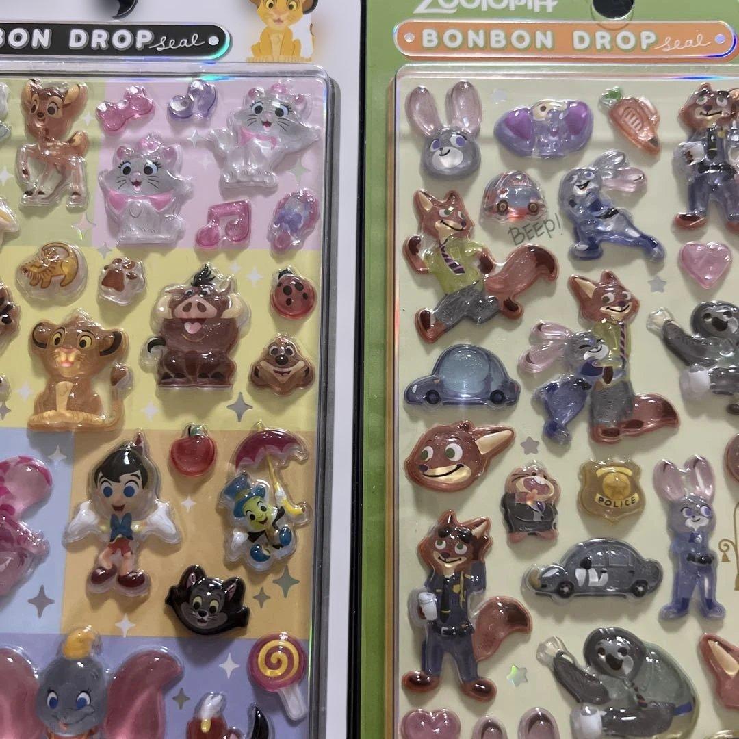 ③ディズニー ボンボンドロップシール 第2弾