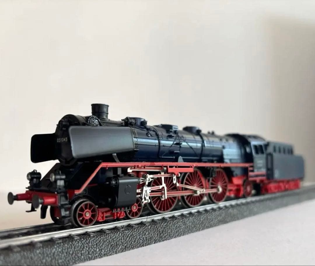 メルクリン HO スチールブルー　3097 蒸気機関車 完全稼動品　発煙装置