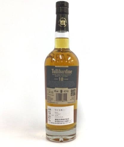Tullibardine 18年 シングルモルトウイスキー 700ml