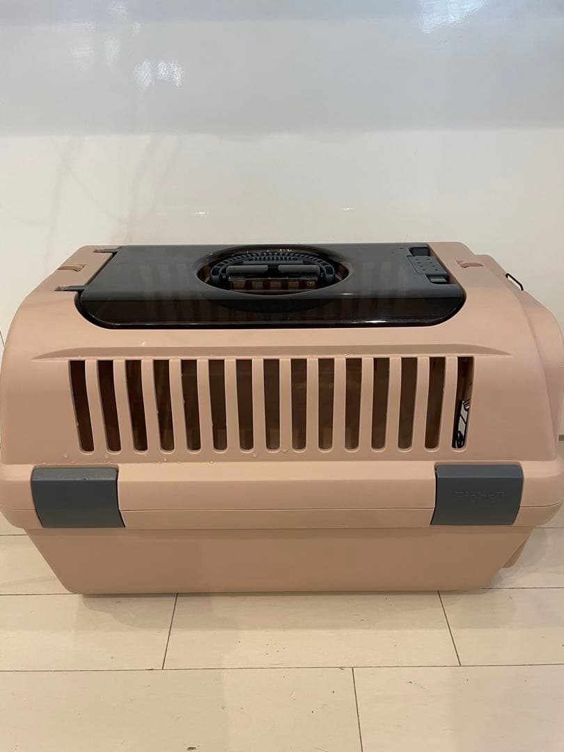 リッチェル　キャンピングキャリーダブルドア 犬・猫用 ダークブラウン