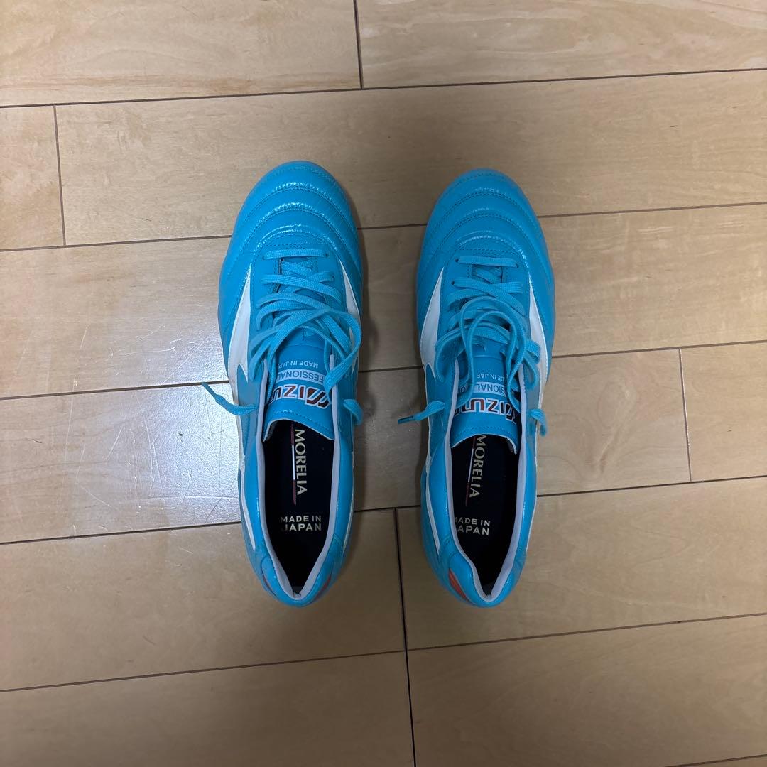 Mizuno Morelia 水色 サッカーシューズ