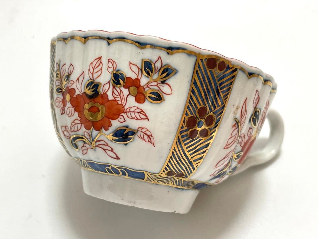 骨董　西洋アンティーク　古伊万里写　ウェッジウッド カップアンドソーサー