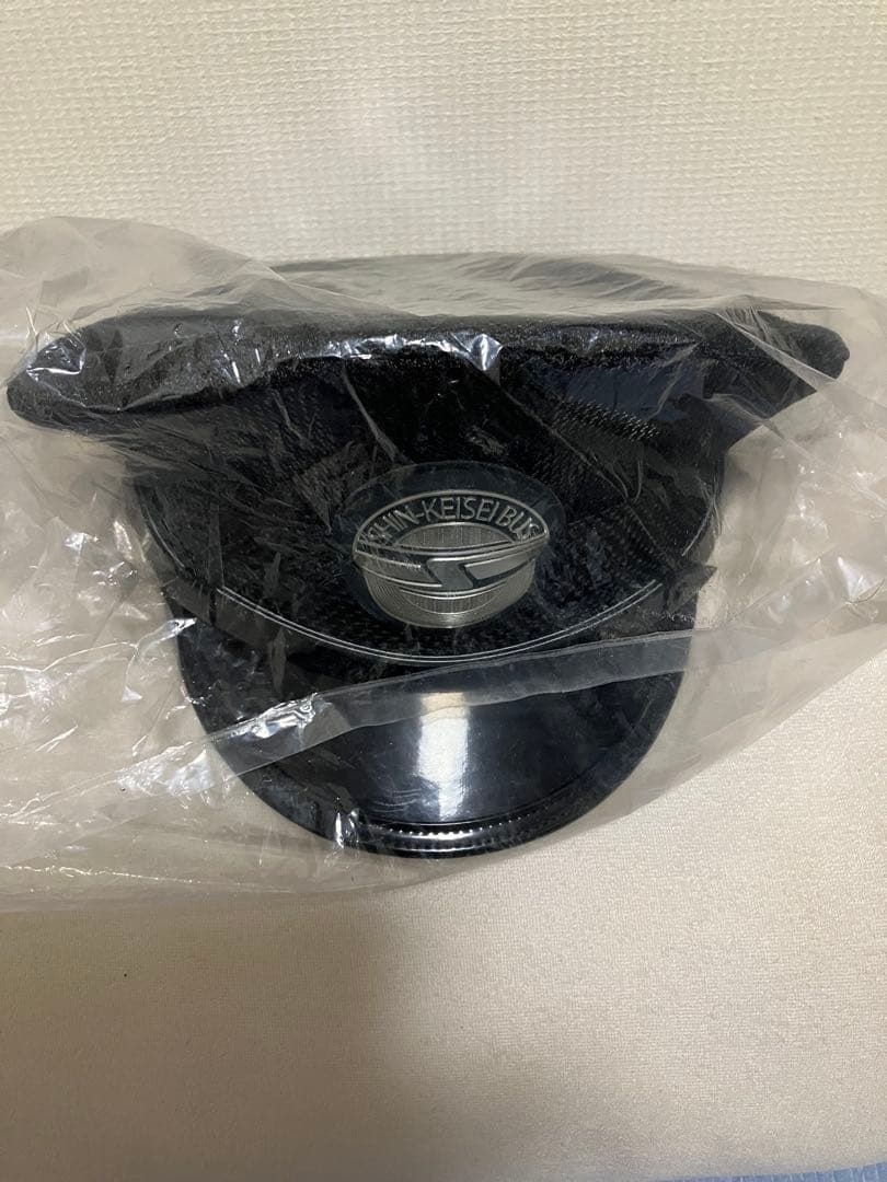 SHIN KEISEI BUS 新京成バス帽子 サイズ59 新品ネクタイ付き