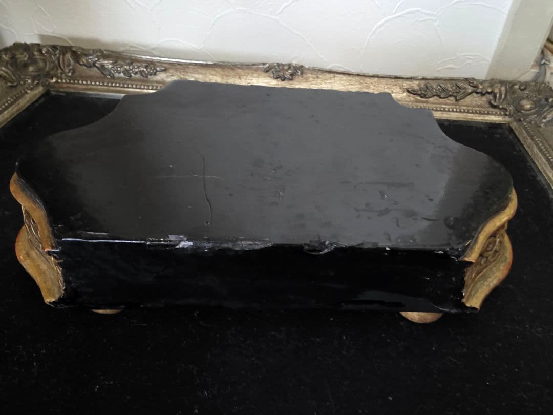 ナポレオン　アンティーク　ポワドレ台座