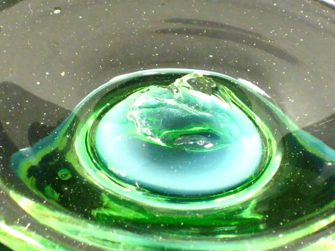 ウランガラス　氷コップ