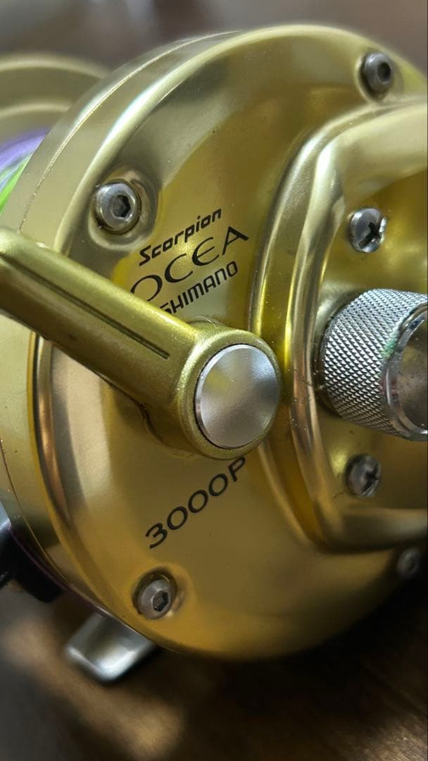 SHIMANO Scorpion Ocea 3000P ゴールドリール