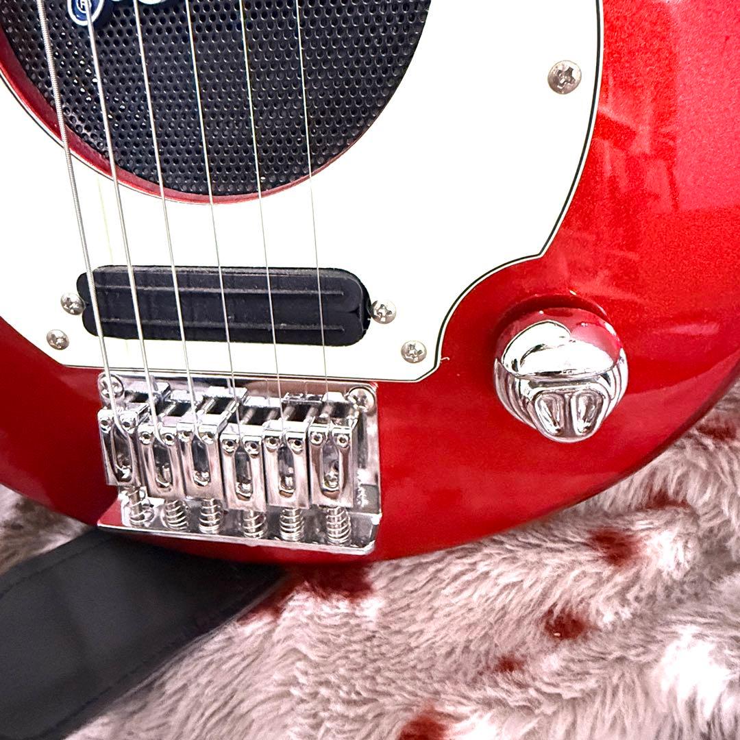 【美品】Pignose ピグノーズ PGG-200 アンプ内蔵レッド ケース付