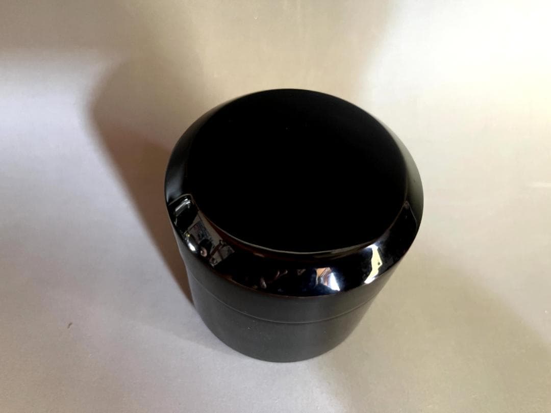 棗■雪吹棗 真塗黒漆中棗 箱・仕覆付き お茶道具 古美術 時代物 骨董品■