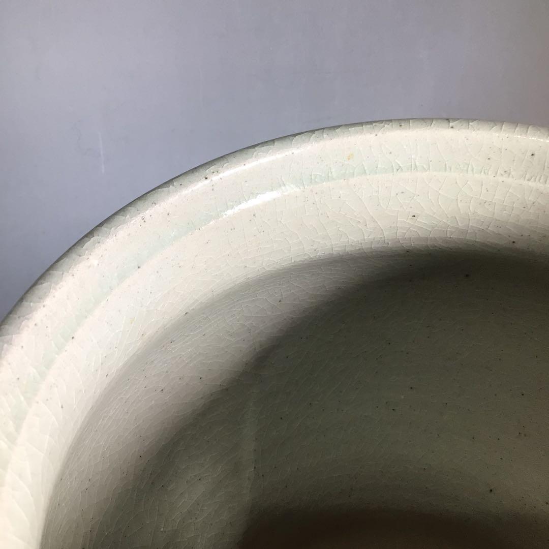 Ｎ３０３　水指　『太仙窯造』『唐草文』『安南手水指』　共箱　茶道具