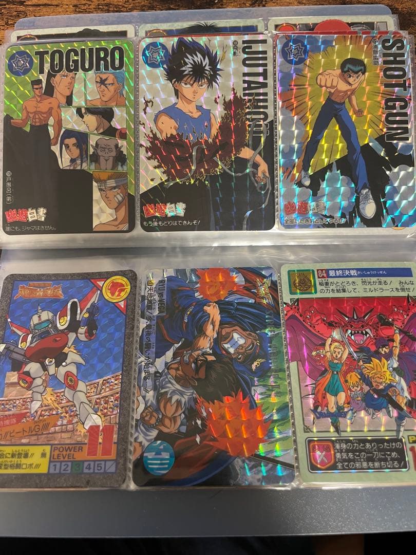 ドラゴンボールZカード　スラムダンク　幽遊白書　ガンダム　カードダス　キラカード