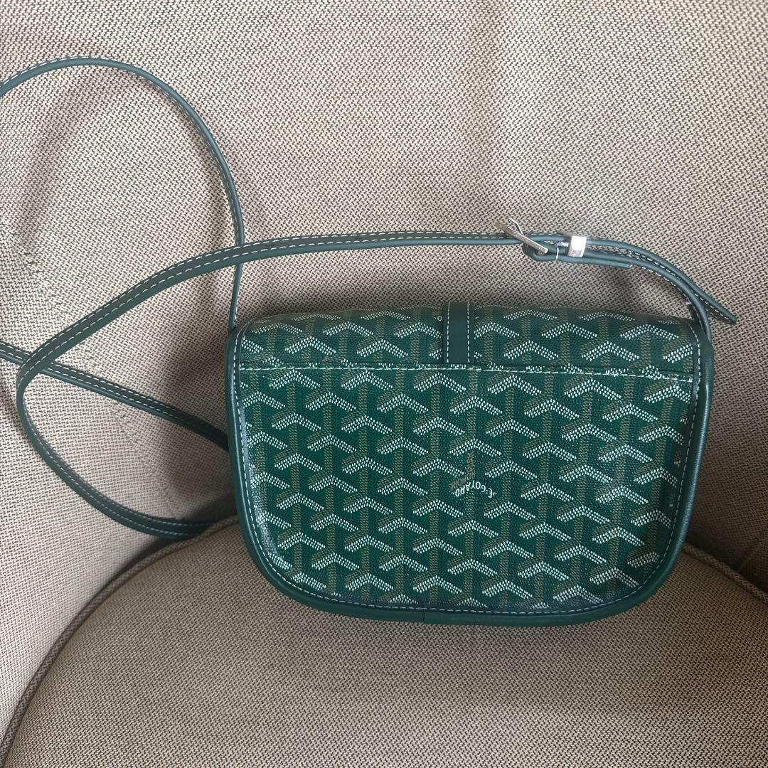 ゴヤール　ベルヴェデーレ　ショルダーバッグ　グリーン
