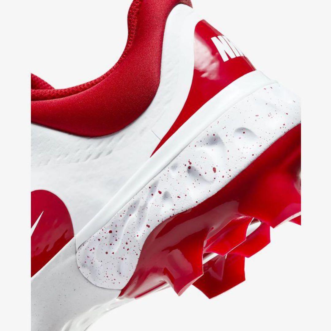 ナイキ アルファ ハラチ エリート 27.5 野球 スパイク 靴 シューズ 赤