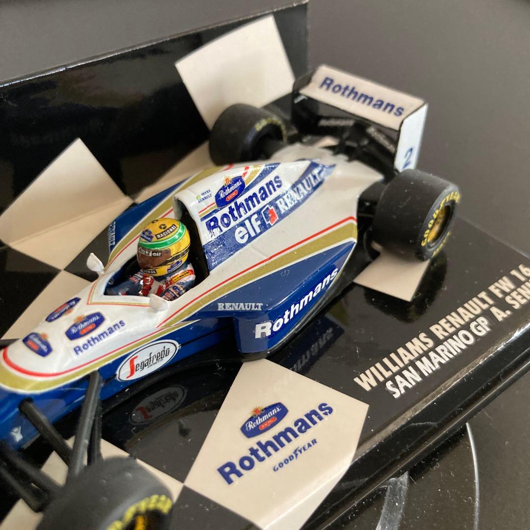 ミニチャンプス F1 ウィリアムズ FW16 ロスマンズ仕様 アイルトンセナ