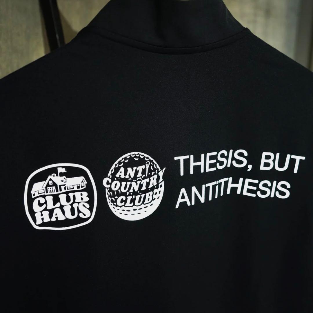 CLUBHAUS ANTi COUNTRY CLUB Halfzip L/S 黒