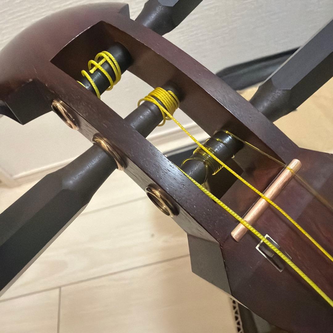 三味線本体 ケース・教本付き