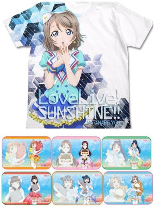 ラブライブ サンシャイン 渡辺曜　セット　フルグラフィックTシャツ　グッズセット