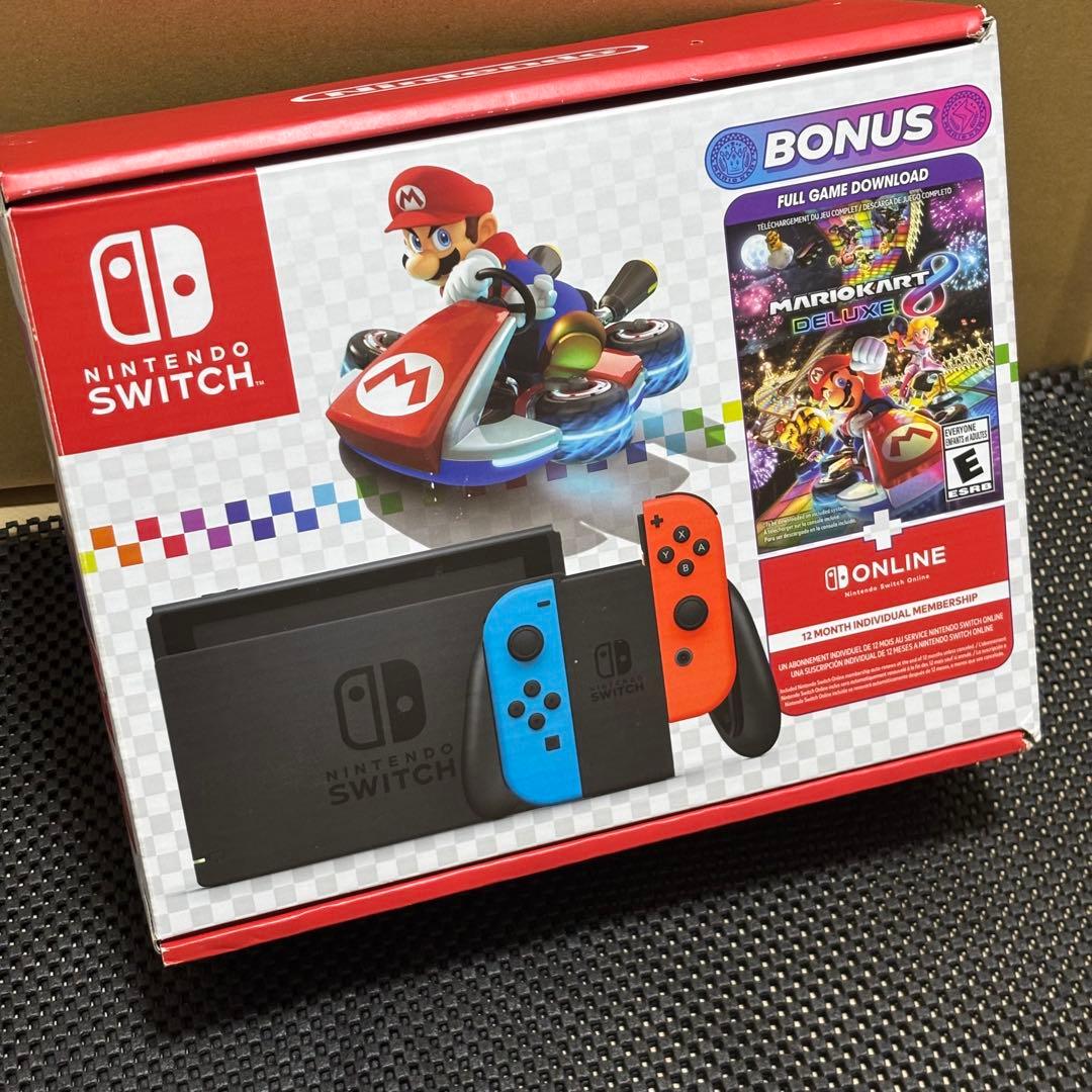 ★新品未開封★ 北米版 Nintendo Switch マリオカート8デラックス