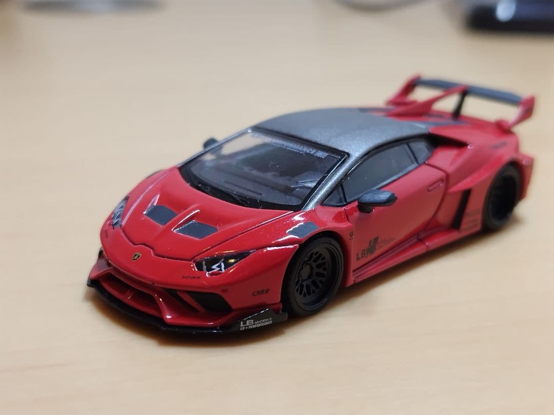 H*n様 MINI GT ランボルギーニ ウラカン 3台 赤 黄 黒