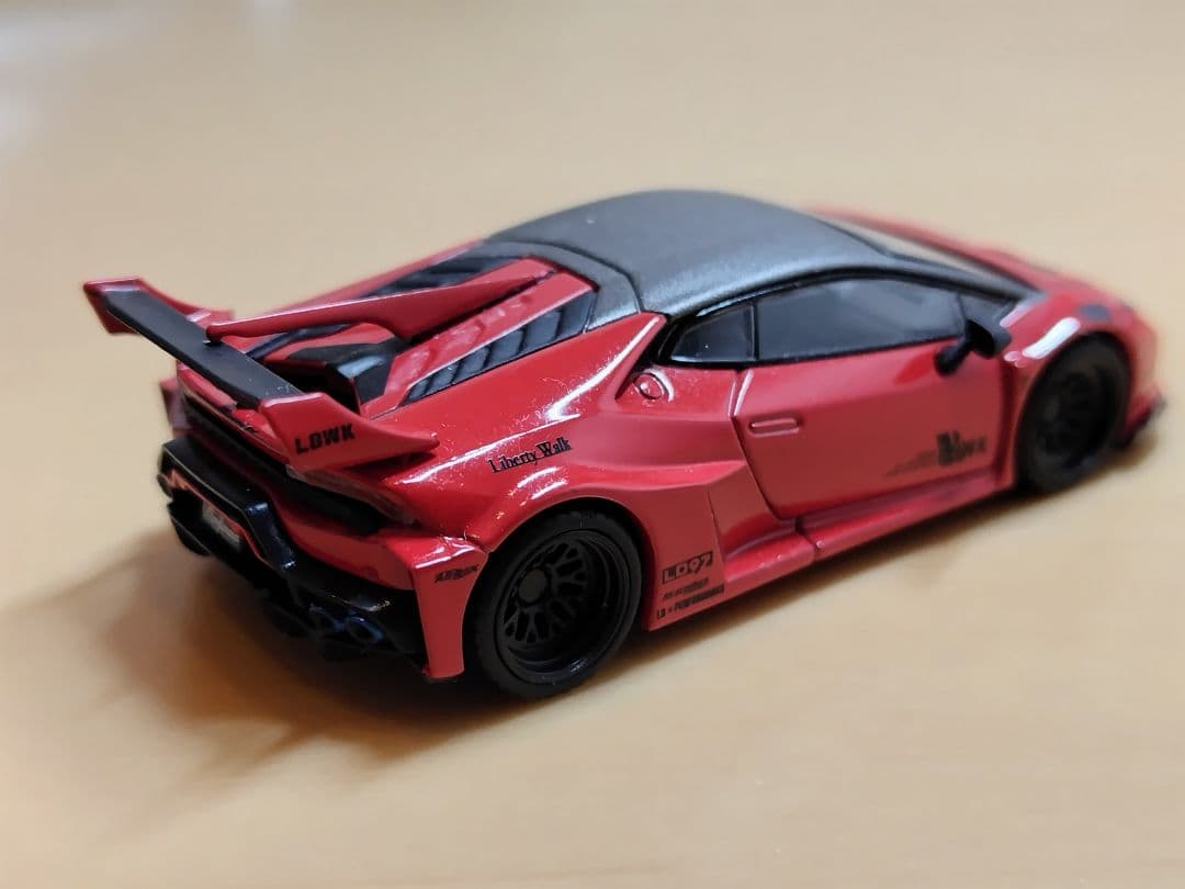 H*n様 MINI GT ランボルギーニ ウラカン 3台 赤 黄 黒