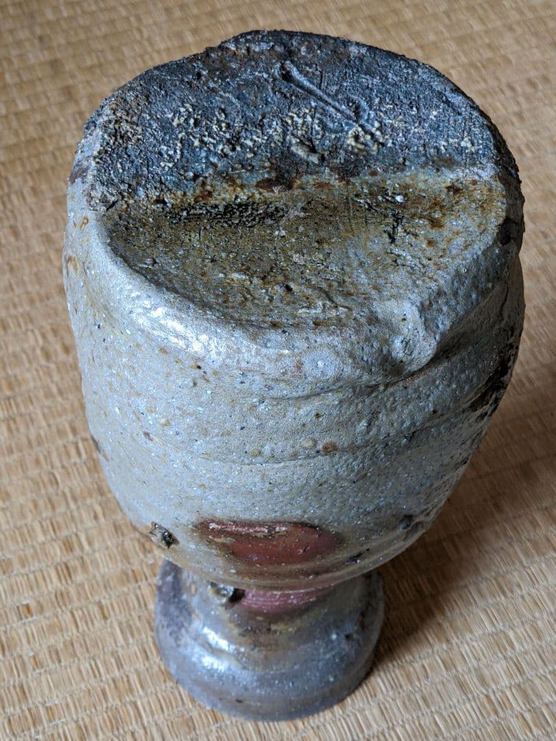 ♦備前焼 花器 花活け 華道 焼締め 岡山県 ？丹波焼 置物飾り 骨董品