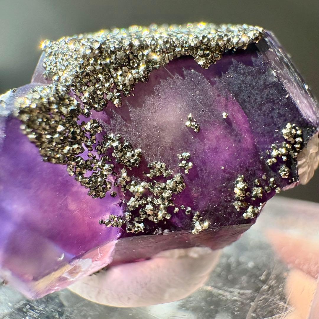 517 中国 内モンゴル産 レアタイプ フローライト&パイライト