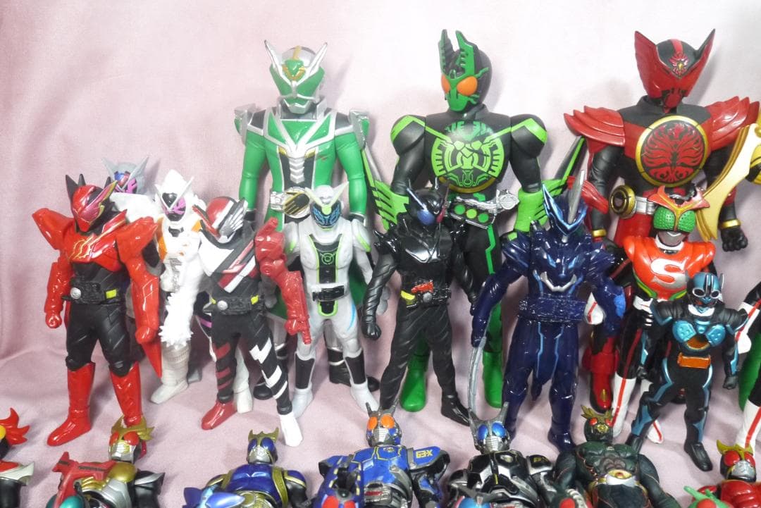 ライダーヒーローシリーズ　ビッグサイズソフビ　134体セット