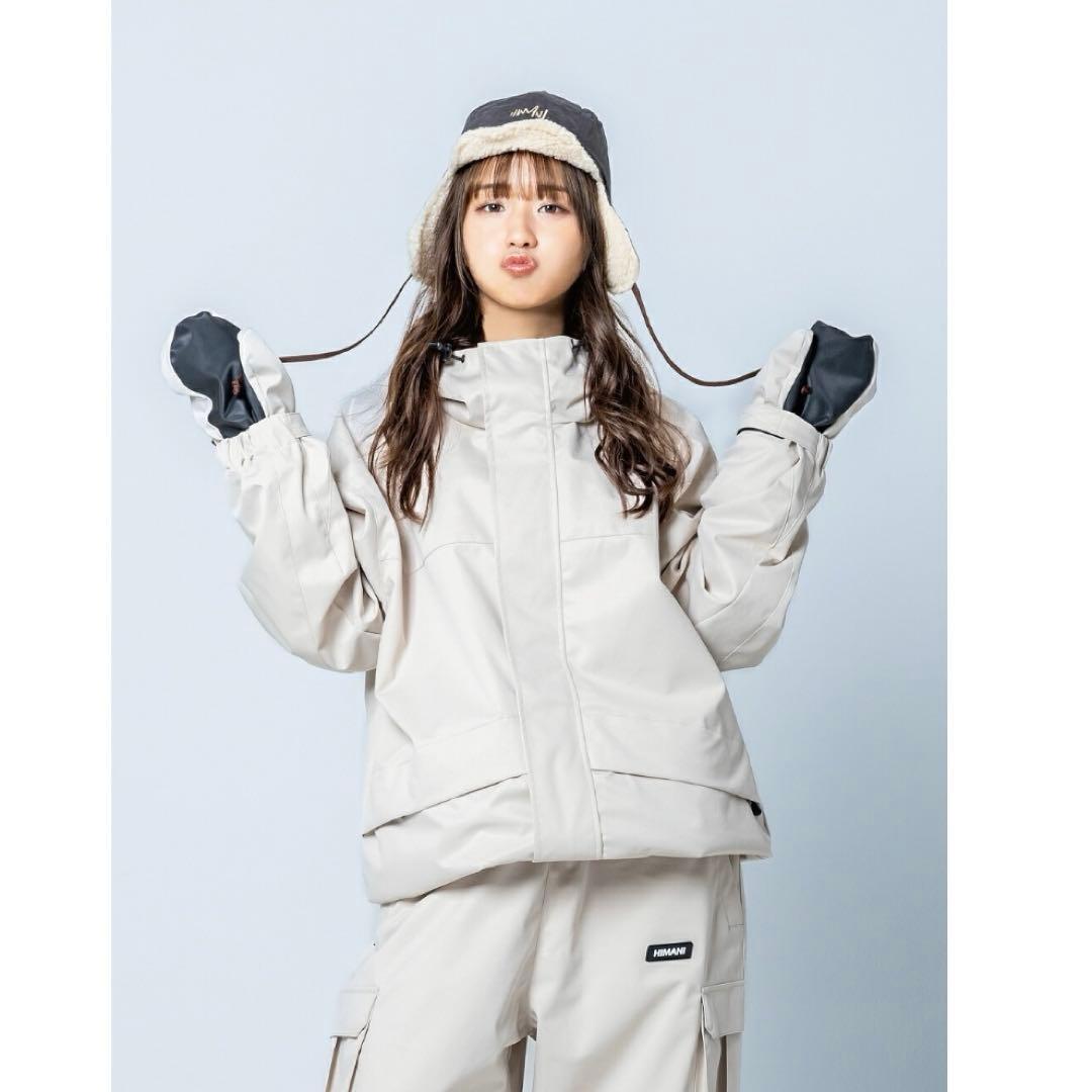 ハイマスマニア　マウンテンジャケット　ベージュ　Mサイズ