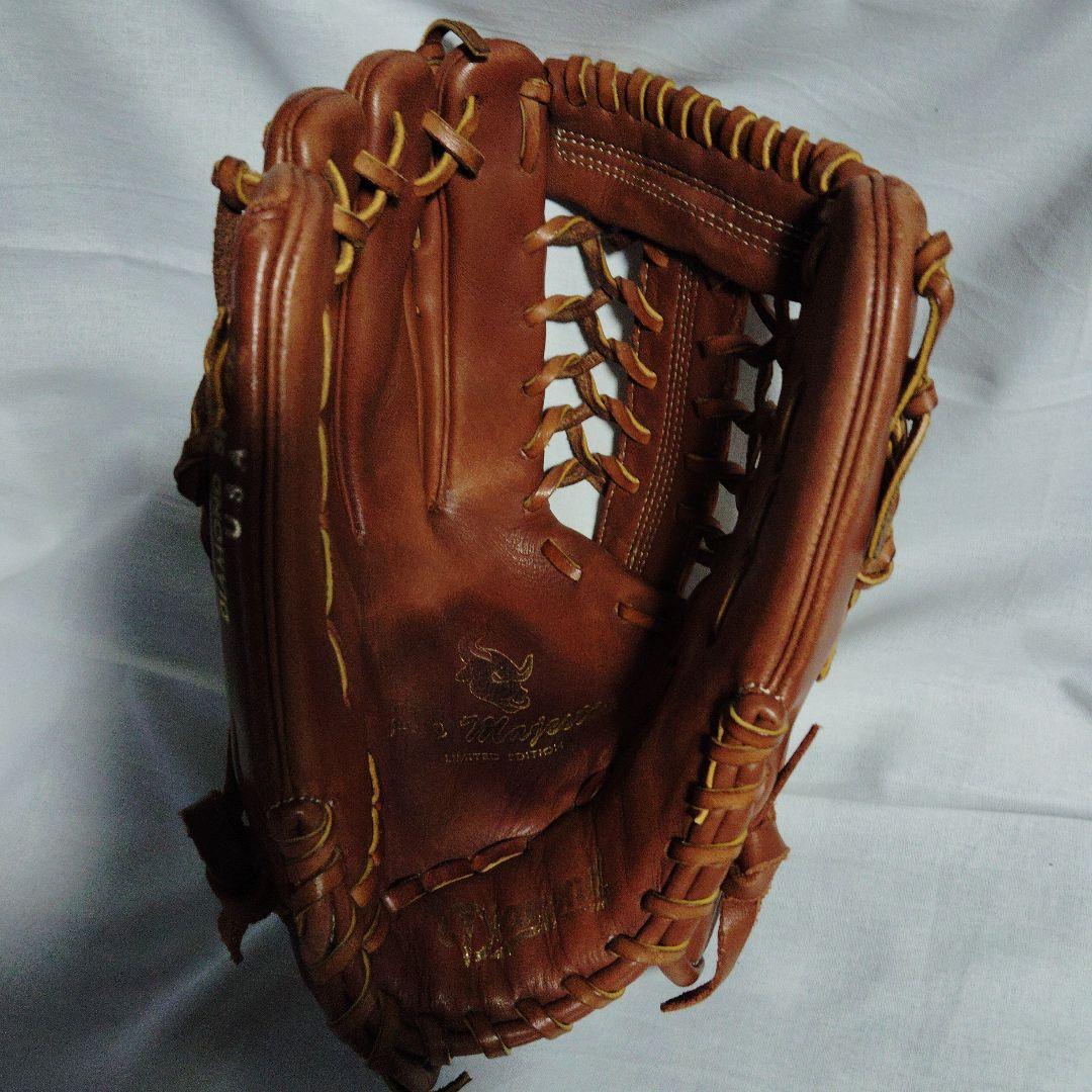 プロマジスティク 硬式外野用グローブ 　ブラウンアメリカ製