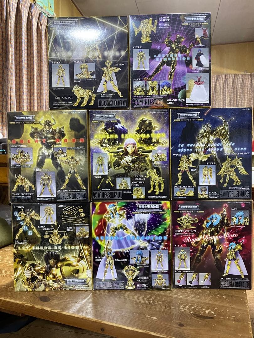 聖闘士聖衣神話　黄金聖闘士8体セット売り