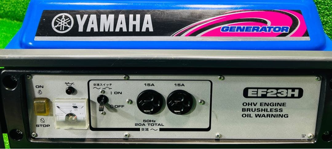 Yamaha EF23H ポータブル発電機動作確認済み