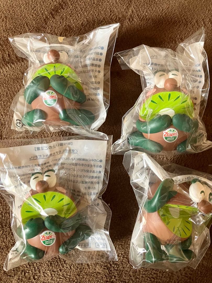 ゼスプリ　キウイブラザーズ　フィギュア グリーン&ゴールド　まとめ売り