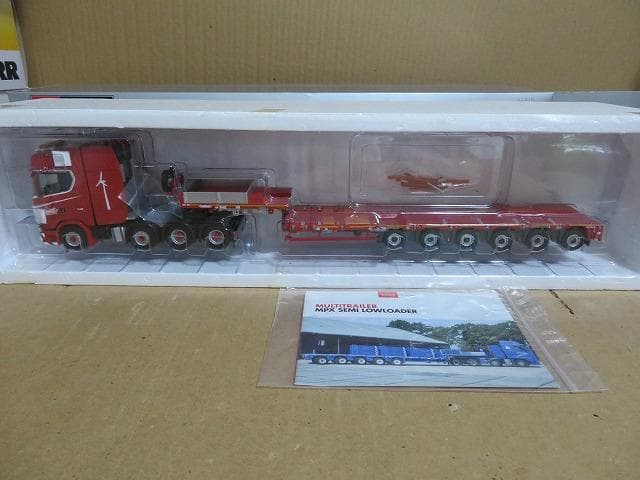専用 WSI 1/50 Scania Lowloader 6ac Nootebo