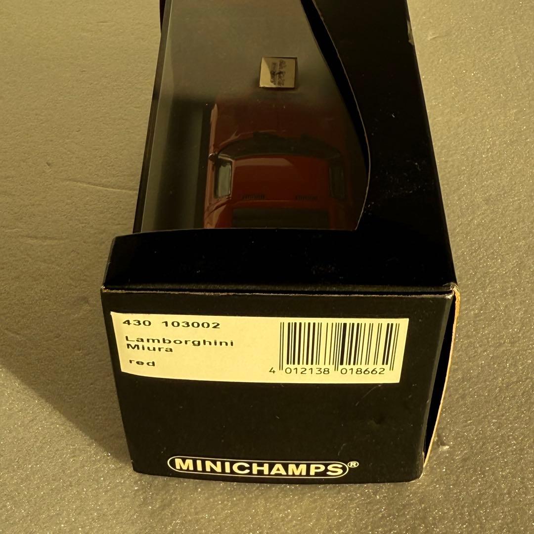 MINICHAMPS ランボルギーニ　ミウラ　1/43 ミニチャンプス