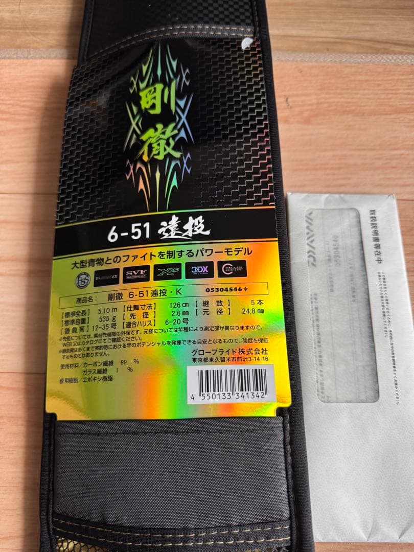 ダイワ 剛徹 遠投 6-51