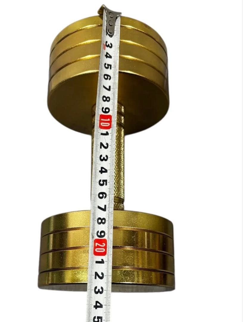 【美品】NORTHDEER サンドブラスト版 ゴールド 可変式ダンベル 10kg