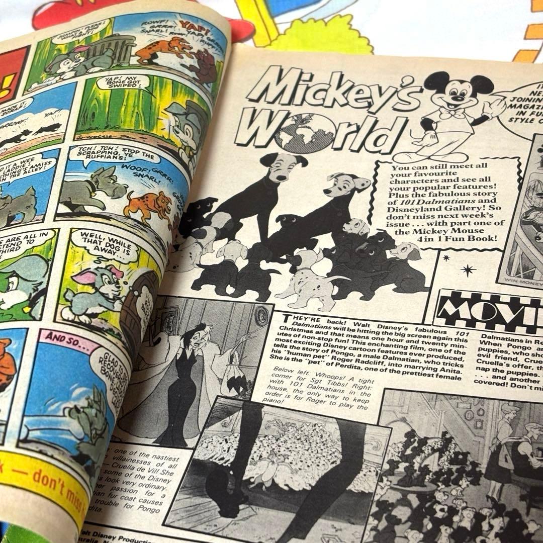 ２９．ディズニー ミッキーマウス ビンテージ コミック 紙もの 海外紙物イギリス